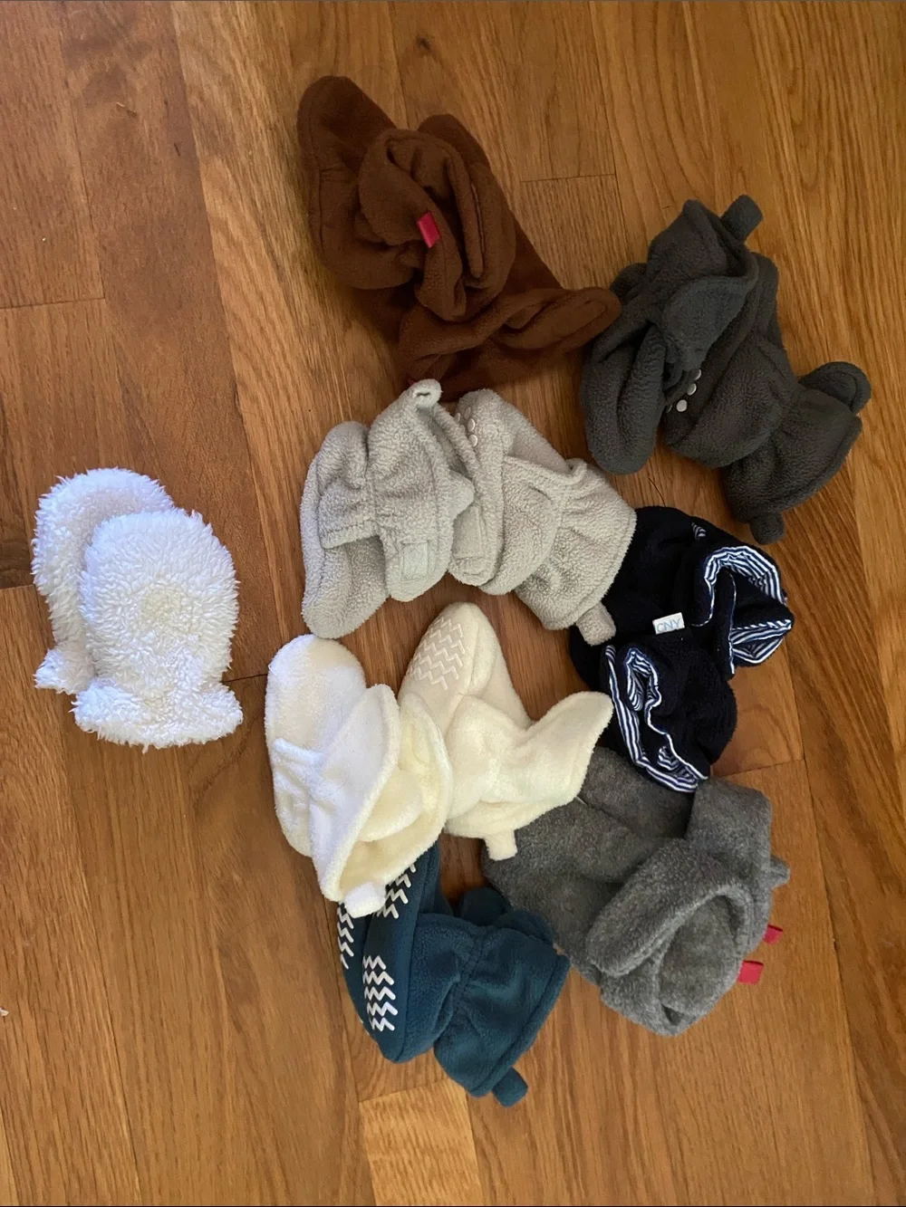 Kids Cozy Fleece Booties - Assorted Colors
